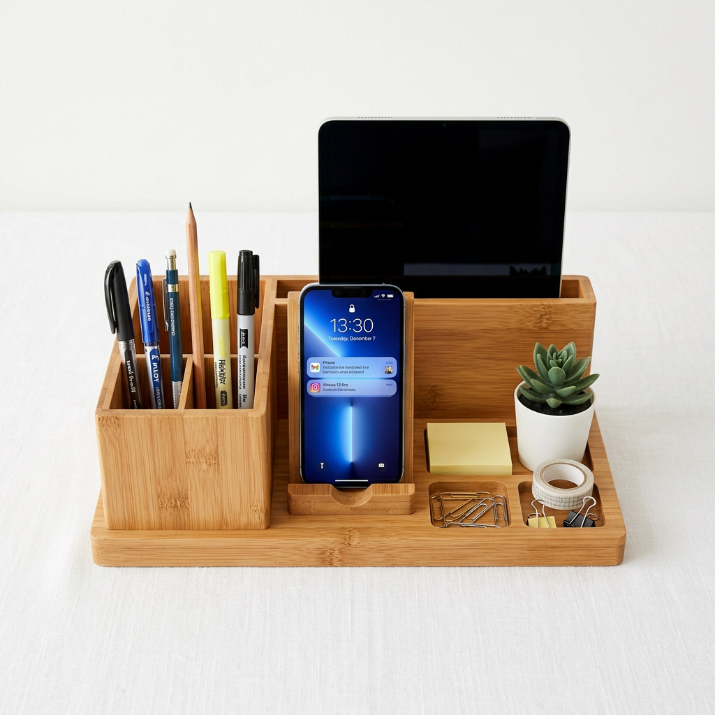 Organizador de Bambú